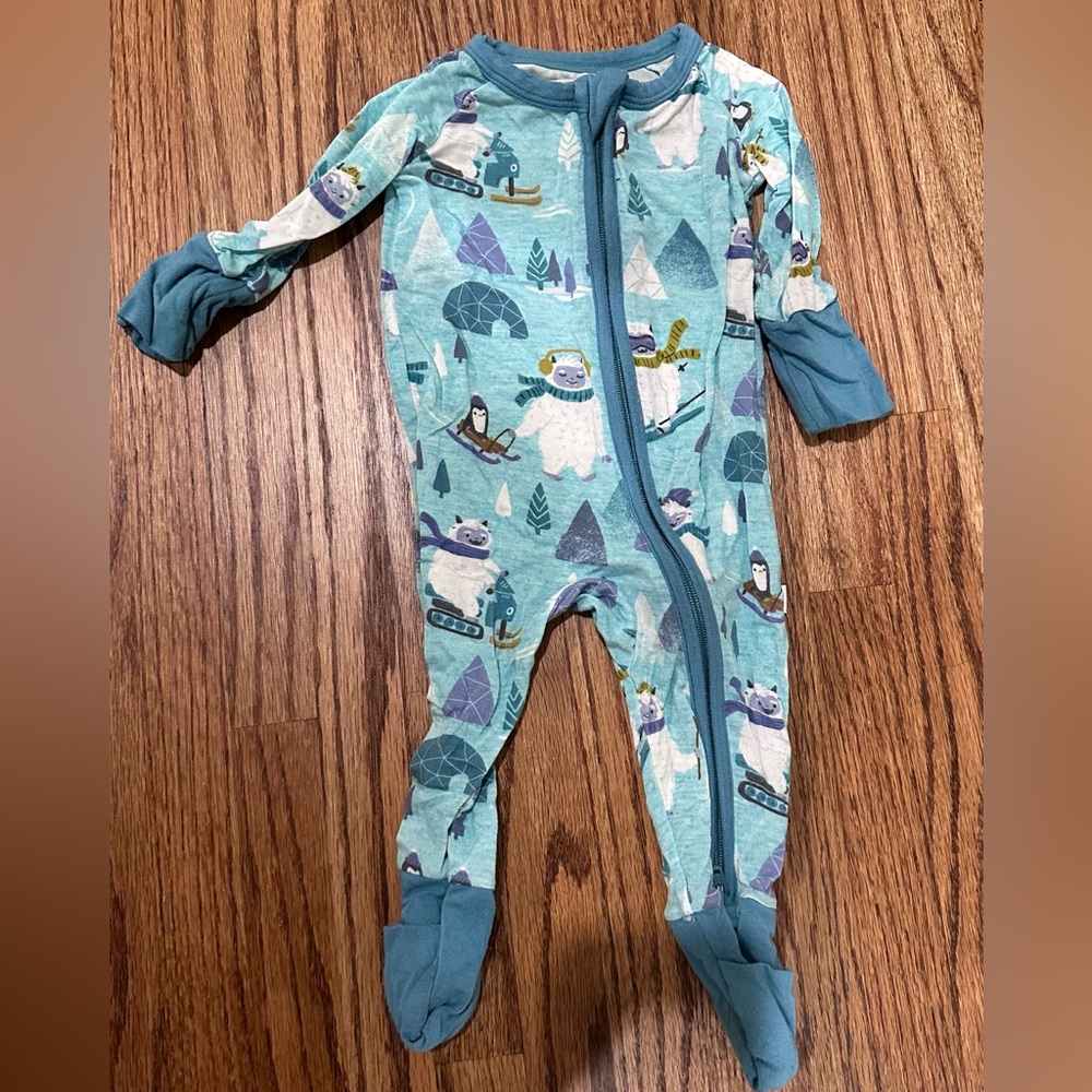 Little Sleepies Yeti Snow Day Friends Newborn Zippy